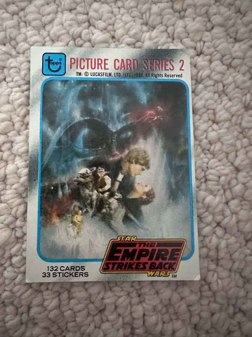 1980 Topps Star Wars The Empire Strikes Back ~144 Trading Card Collection